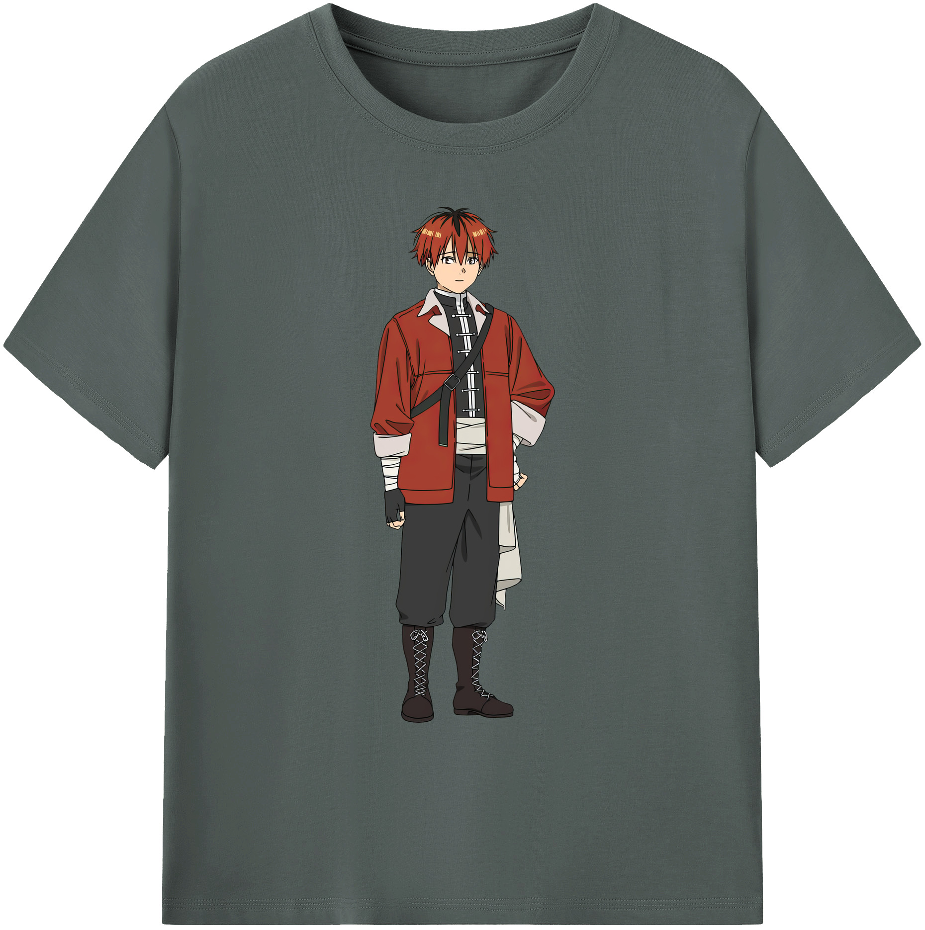 （画像用） 葬送のフリーレン Frieren 綿100％ メンズ半袖Tシャツ｜肌触りやわらか＆通気性